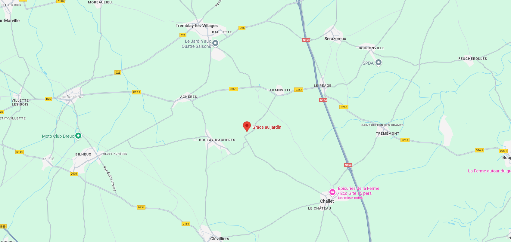 Localisation de Grâce au Jardin sur la carte