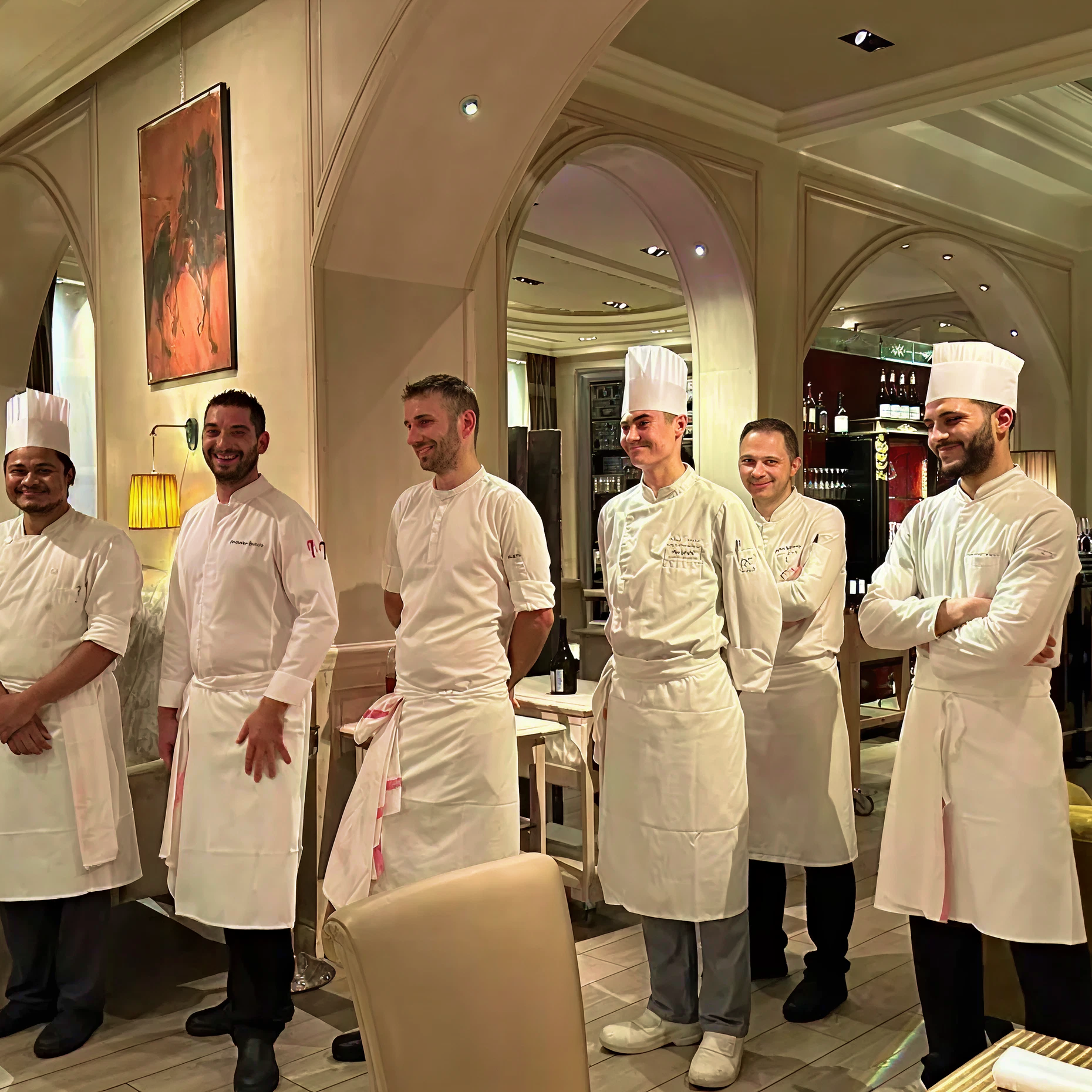 L'équipe du restaurant Le Grand Monarque