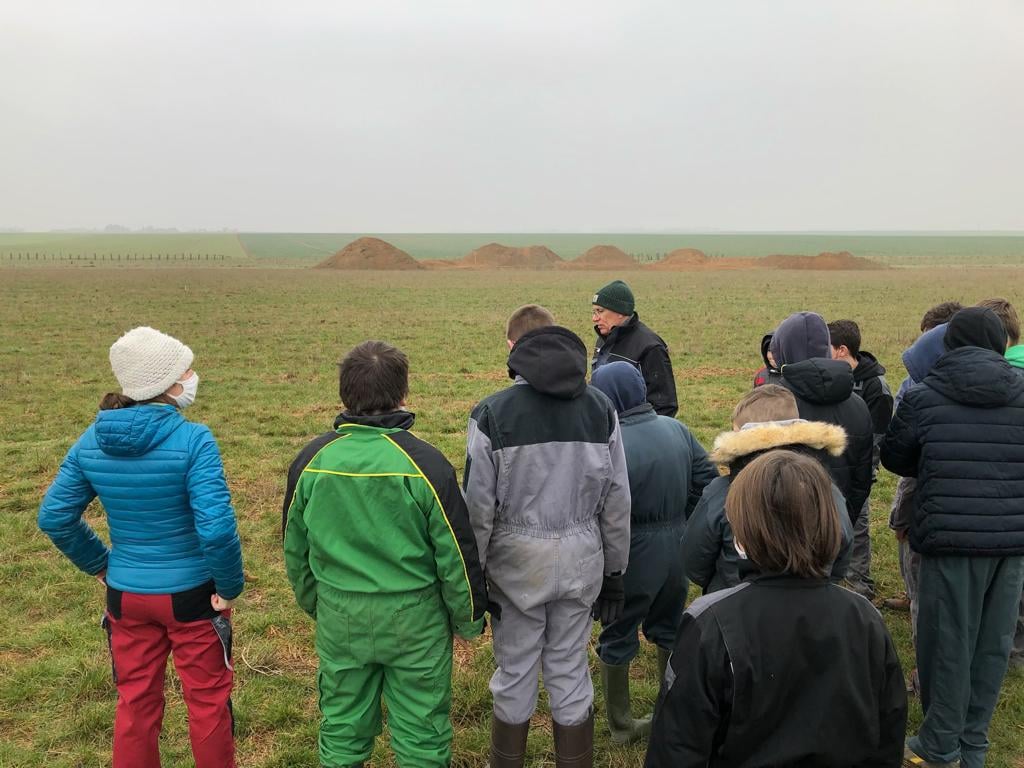 Les jeunes du Lycée Nermont poursuivent la plantation des haies