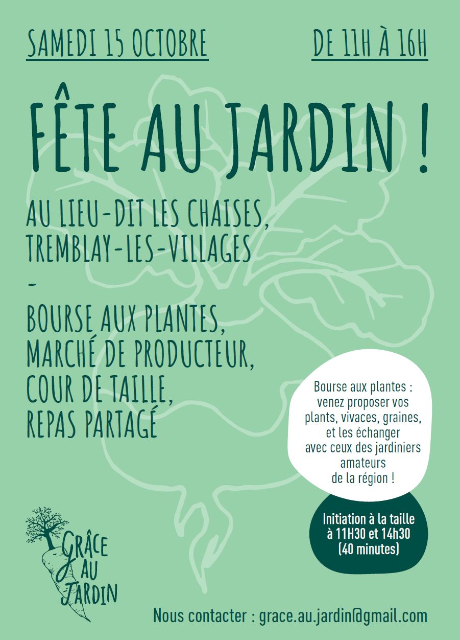 Fête au jardin !