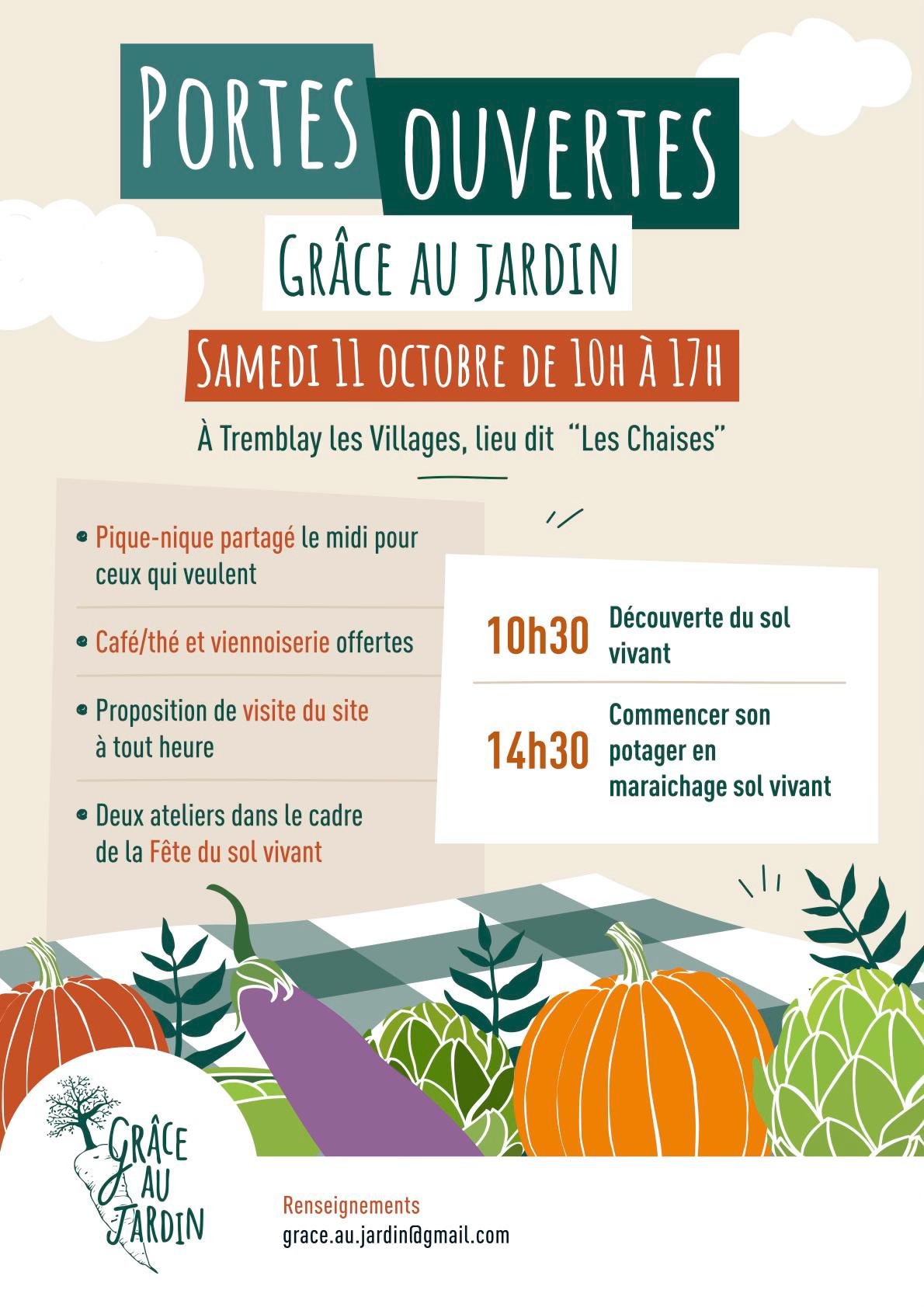 Portes ouvertes à Grâce au Jardin